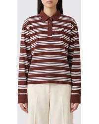 Rag & Bone - Long-Sleeved Striped Cotton Polo With Embroidered Chest Logo - Lyst