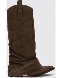 R13 - Cowboy Boots Suede - Lyst