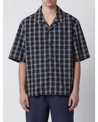Studio Nicholson - Casual Checked Cotton Shirt - Lyst