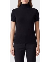 Allude - Slim Fit Short-Sleeved Cashmere Turtleneck Sweater - Lyst