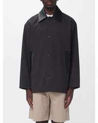 Studio Nicholson - Lamb Leather And Wool Coat - Lyst
