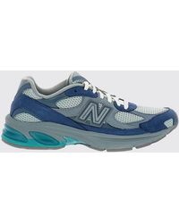 New Balance - 2010 Mesh And Suede Sneakers - Lyst