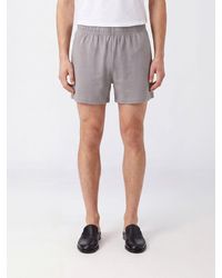Rier - Cotton Sport Shorts With An Elasticated Waistband And Slant Pockets - Lyst