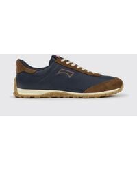 Camper - Two-Tone Drift Walk Leather And Suede Sneakers With Vibram Sole - Lyst
