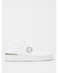 Philipp Plein - Leather Lo-Top Sneakers - Lyst