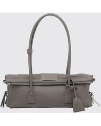 Maison Margiela - 5Ac Calfskin Shoulder Bag With Contrast Stitching - Lyst