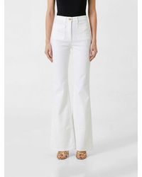 Elisabetta Franchi - Slim Fit Stretch Denim Jeans - Lyst