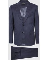ZEGNA - Pinstripe-Pattern Pure Wool Single-Breasted Suit - Lyst