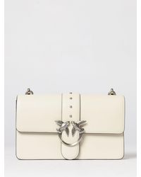 Pinko - Love One Classic Leather Bag - Lyst