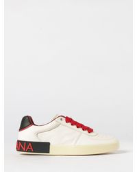 Dolce & Gabbana - Dolce &Amp Gabbana Portofino Nappa Leather Sneakers - Lyst