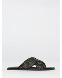Fendi - Ff Sliders - Lyst