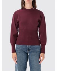 Anine Bing - Viscose Blend Crewneck Jumper With Long Sleeves And Ribbed Trims - Lyst