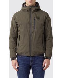 Blauer - D-Devon Lightweight Windproof Jacket With Hood And Logo - Lyst