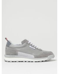 Thom Browne - Sneakers in pelle e camoscio - Lyst