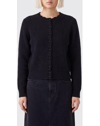 Isabel Marant - Alpaca-Wool Blend Crewneck Cardigan With Buttons - Lyst