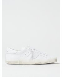 Philippe Model - Baskets Paris En Cuir Usé - Lyst
