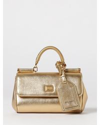 Dolce & Gabbana - Dolce &Amp Gabbana My Sicily Laminated Leather Bag - Lyst