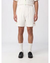 CASABLANCA - Cotton-Blend Athletic Shorts With An Elasticated Waist And Logo - Lyst