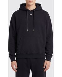 Off-White c/o Virgil Abloh - Arrow Cotton Hoodie - Lyst