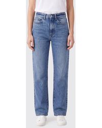 ICON DENIM - Foxy High-Waisted Straight Leg Jeans - Lyst