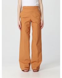 Twin Set - Trousers In Stretch Cotton - Lyst