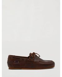 Sebago - Owen Natural Grain Leather Boat Loafers - Lyst