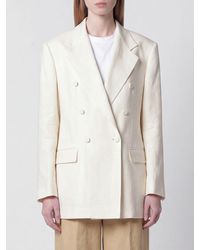 Tagliatore - Double-Breasted Blazer With Peak Lapels And Flap Pockets - Lyst