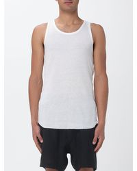 Thom Krom - Ribbed Cotton Blend Tank Top - Lyst