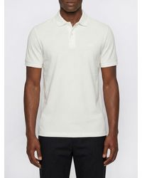 BOSS - Cotton Polo Shirt - Lyst