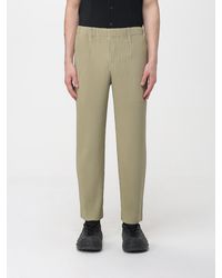 Homme Plissé Issey Miyake - Homme Plissé Issey Miyake Crêpe Trousers - Lyst