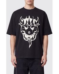 Y-3 - Cotton T-Shirt With Graphic Print And Short Sleeves - Lyst