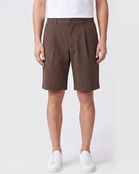 Herno - Crêpe Chino Shorts With Belt Loops - Lyst