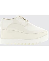Stella McCartney - Elyse Platform Derby Shoes With Squared Toe - Lyst