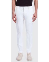 Dondup - Stretch Cotton Chino Trousers - Lyst