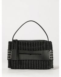JW Anderson - Medium Loafer Woven Leather Handbag With Embossed Logo - Lyst