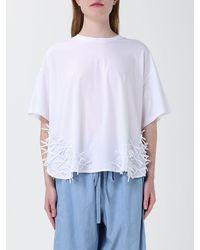MEIMEIJ - Cotton T-Shirts With Bows - Lyst
