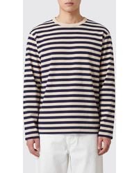 Junya Watanabe - Bicolor Striped Cotton Long-Sleeved T-Shirt - Lyst