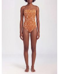 Kiton - Printed Nylon One-Piece Swimsuit - Lyst