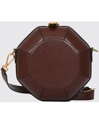 Coccinelle - Sewing Box Leather Shoulder Bag With Removable Handle - Lyst