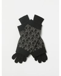 Visita lo Store di Michaël KorsMichael Michael Kors Cuffed Knit Gloves,Black/Dark Grey 