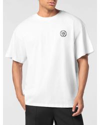 Philipp Plein - Relaxed Fit Jersey T-Shirt With Logo Print - Lyst
