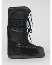 Moon Boot - Icon Glance Nylon And Satin Boot - Lyst