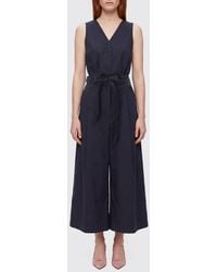 Max Mara - Cotton Jumpsuit - Lyst