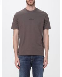 Paul & Shark - Paul &Amp Shark Slim Fit Short-Sleeved Cotton Crew Neck T-Shirt - Lyst