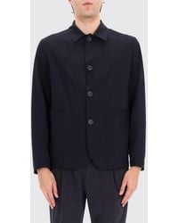 Herno - Single-Breasted Technical Fabric Blazer With Lapels And Patch Pockets - Lyst