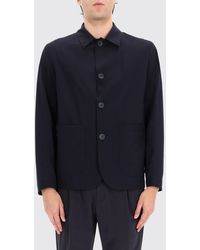 Herno - Single-Breasted Technical Fabric Blazer With Lapels And Patch Pockets - Lyst