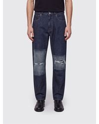 MM6 by Maison Margiela - Mid-Rise Straight-Leg Jeans - Lyst