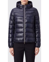 Herno - Slim Fit Waterproof Nylon Down Jacket With Hood And Metal Zip - Lyst