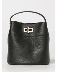Furla - Amelie Mini Leather Bucket Bag By With Turn-Lock Closure - Lyst