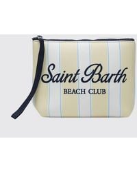 MC2 Saint Barth - Aline Striped Polyester Pouch - Lyst
